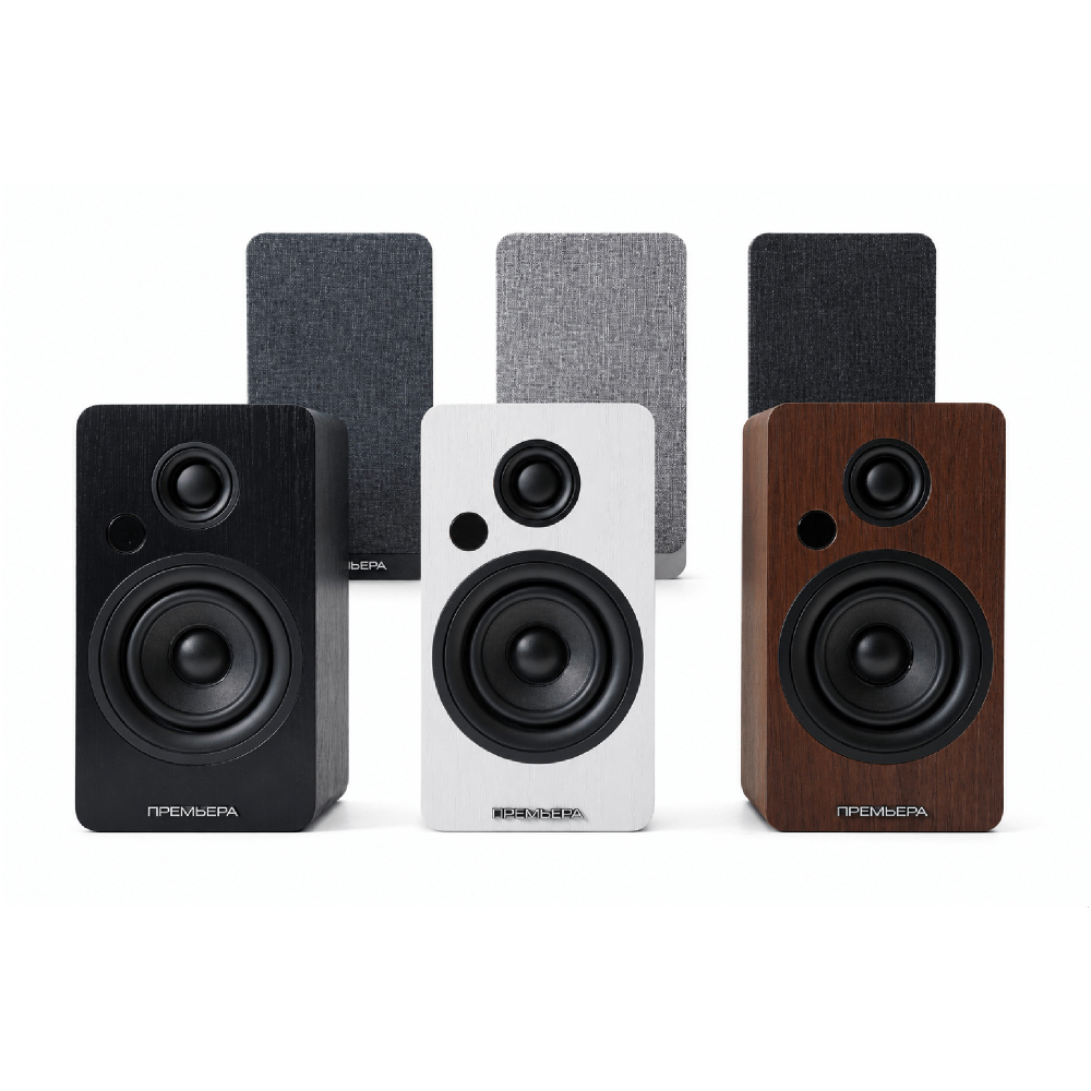 Premiera RS-301A Black — активная полочная акустическая система