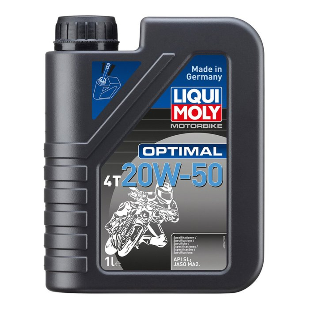 Liqui Moly, motorbike 4T 20W-50 optimal. 1 liter
