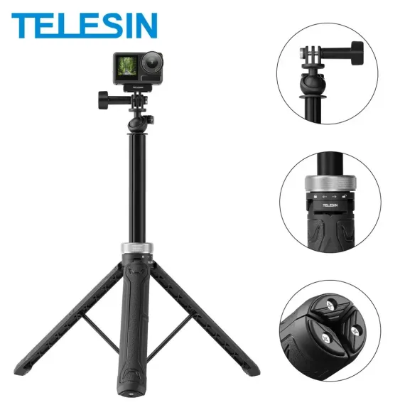 Трипод штатив TELESIN 1.5 м Selfie Stick