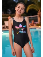 купальник слитный спортивный топ с капюшоном