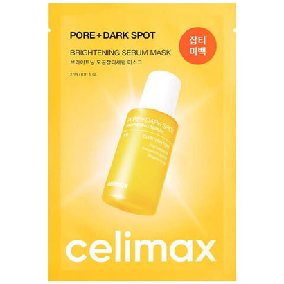 Celimax Pore+Dark Spot Brightening Serum Mask маска для выравнивания тона и рельефа кожи