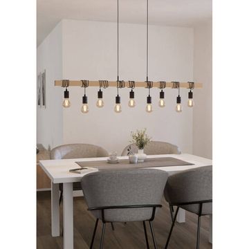 Подвесной светильник 9*E27 44099 черный/коричневый TOWNSHEND Eglo
