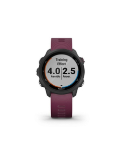 Garmin Forerunner 245 чёрный с вишневым ремешком беговые смарт-часы с GPS (010-02120-11)