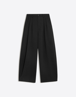 Женские брюки с защипами из ткани scuba - BERSHKA