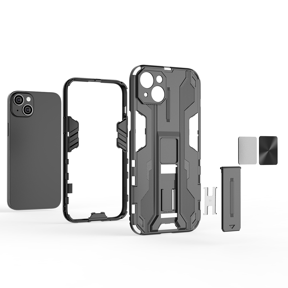 Противоударный чехол с подставкой Transformer для iPhone 15 Plus