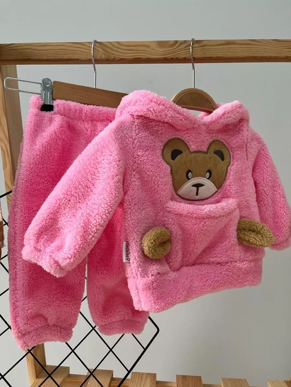 Костюм детский махровый мишка с ушками