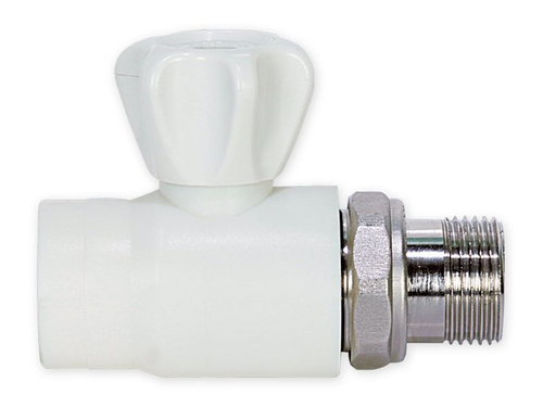 Кран шаровой ПРЯМОЙ для отопления FERAT PPR 25х3/4 НР FP30034