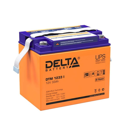 Аккумулятор DELTA DTM 1233 I - AGM ( 12В / 33Ач )