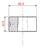 Матрица круглая HI-PRO для прессов GEKA No.8 HKM, FABTEC Q35Y, D=16 мм