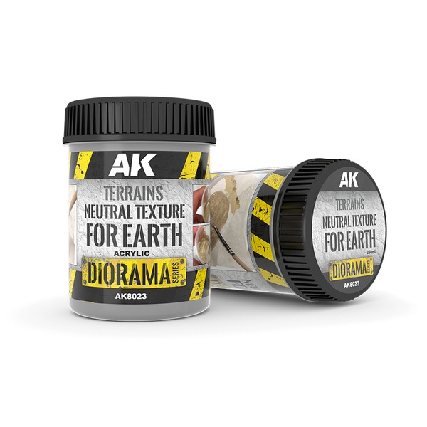 Паста для моделирования AK Interactive Terrains Neutral Earth Texture 250ml