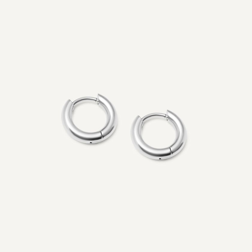 Серьги Серебряное Конго – 8 мм
