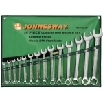 Набор ключей гаечных комбинированных JONNESWAY W26114S