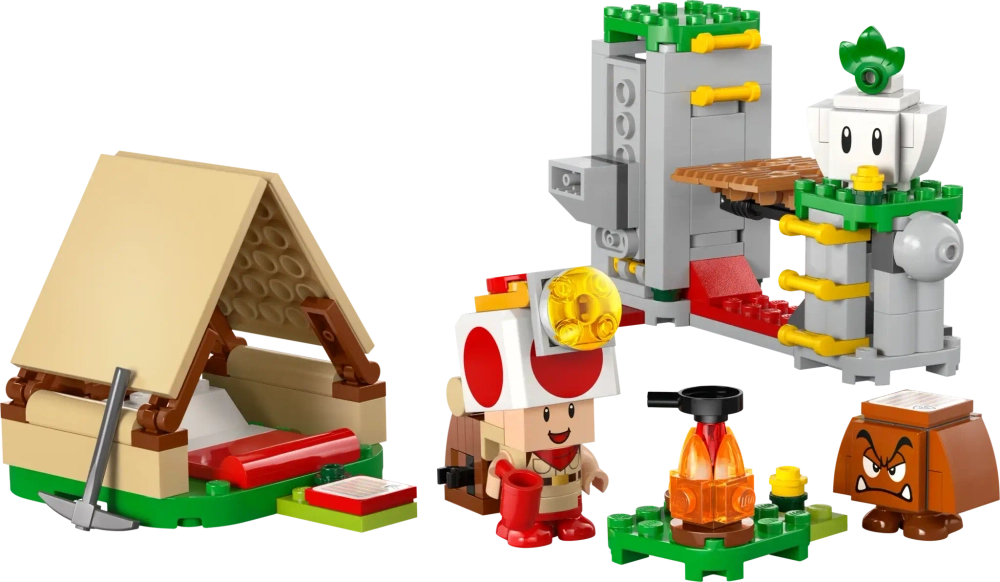 Конструктор LEGO Super Mario 72040 Лагерь капитана Тоуда