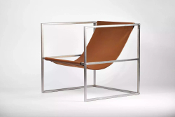 Уличное кресло TESS Outdoor Chair Премиум stainless / natural leather (Up!Flame)