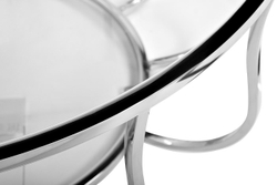 Стол журнальный Garda Decor 13RXCT4033-SILVER