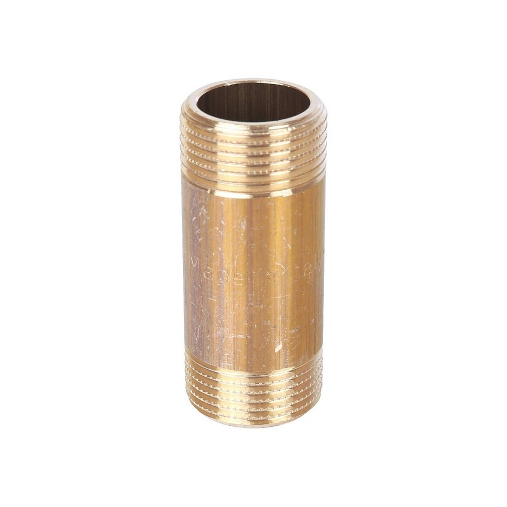 Удлинитель резьбовой STOUT SFT 0062 - 3/4" длина 60 мм (НР/НР, латунь без покрытия)