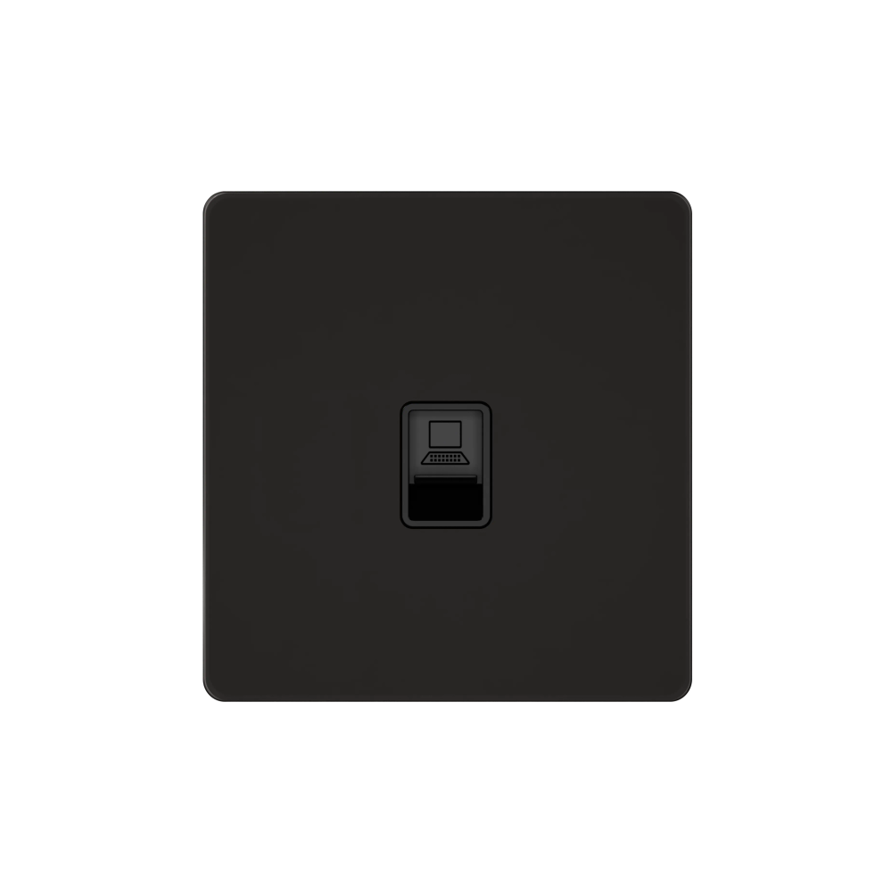 Systeme Infinity, Розетка информационная С/У RJ-45 кат.5e, Полярная ночь