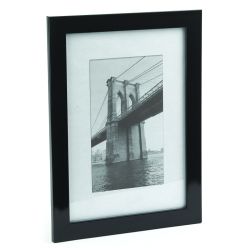 Фоторамка Image Art 601 15х21 пластиковая со стеклом чёрная | Image Art