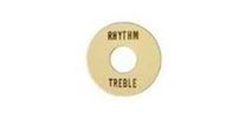 Hosco H-LP-SW-I накладка "Rhythm-Treble" под 3-позиционный переключатель, Ivory
