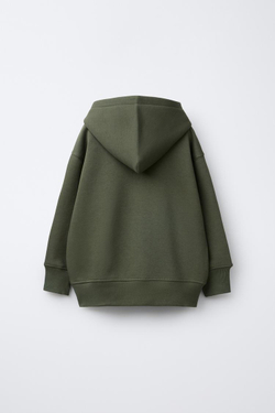 ZARA ХУДИ С НАДПИСЬЮ, ЗЕЛЕНЫЙ