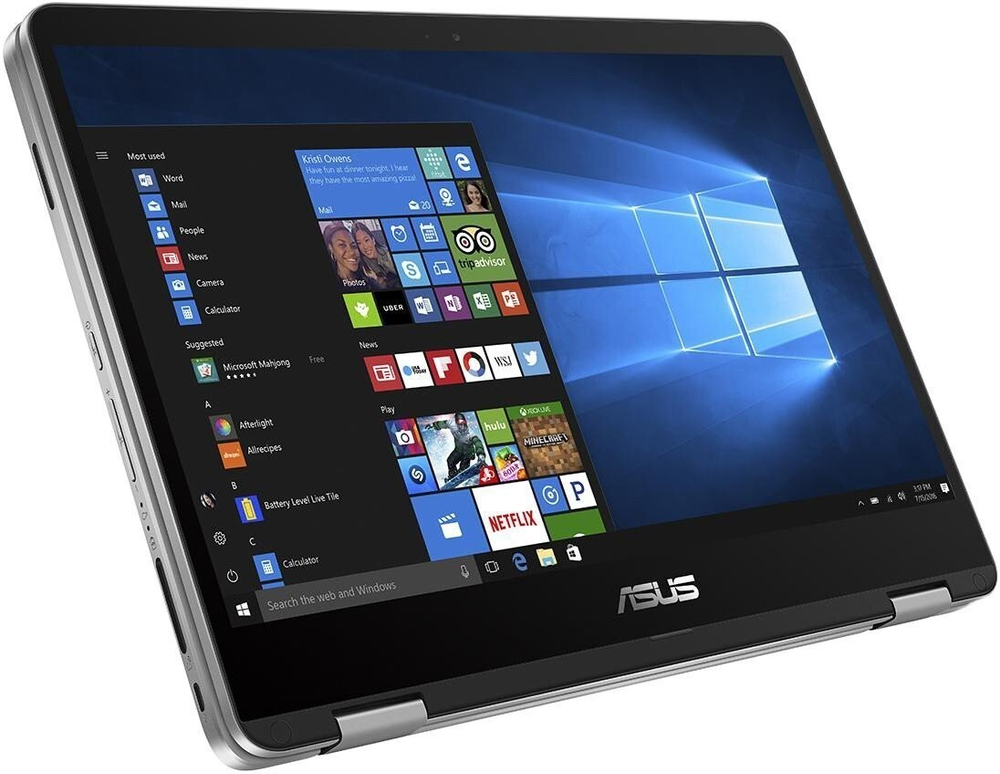 Ноутбук ASUS VivoBook Flip 14 TP401MA-EC323T (90NB0IV1-M08890) Intel Pentium N5030/4096 Mb/14; Full HD 1920x1080/256 Gb SSD/Intel UHD Graphics 605/Windows 10 Home/серый