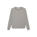 Толстовка Fear of God Essentials SS22 Relaxed Crewneck Dark Oatmeal Logo, FOG-SS22-432