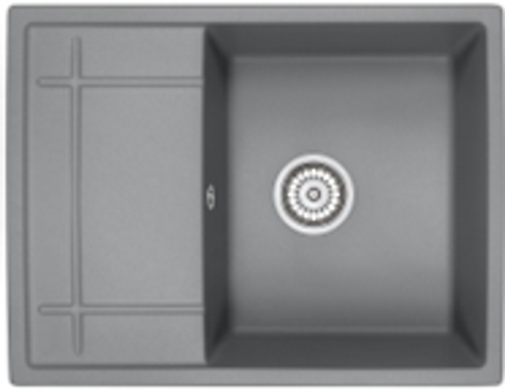 Мойка EMAR (EMQ-1650.Q) Алмаз, размер чаши 370х460х190мм, врезная, модуль 600мм