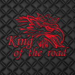 Ковры SCANIA 4 серия P 124L, (экокожа, черный, красный кант, красная вышивка)