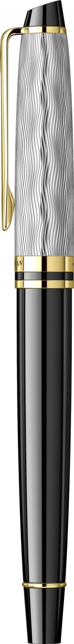 Ручка-роллер Waterman Reflections of Paris Expert DeLuxe Black GT Fblack в подарочной коробке