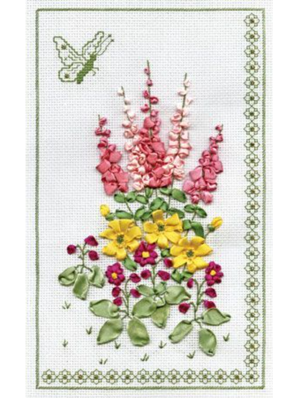"Панно с бабочкой"-Ц-645 вышивка