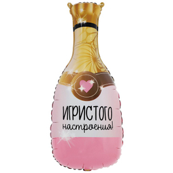 Фигура бутылка шампанского ИГРИСТОГО НАСТРОЕНИЯ