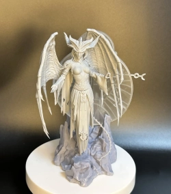 Фигурка, Лилит (Lilith) Королева суккубов, Diablo IV, высота композиции 16 см