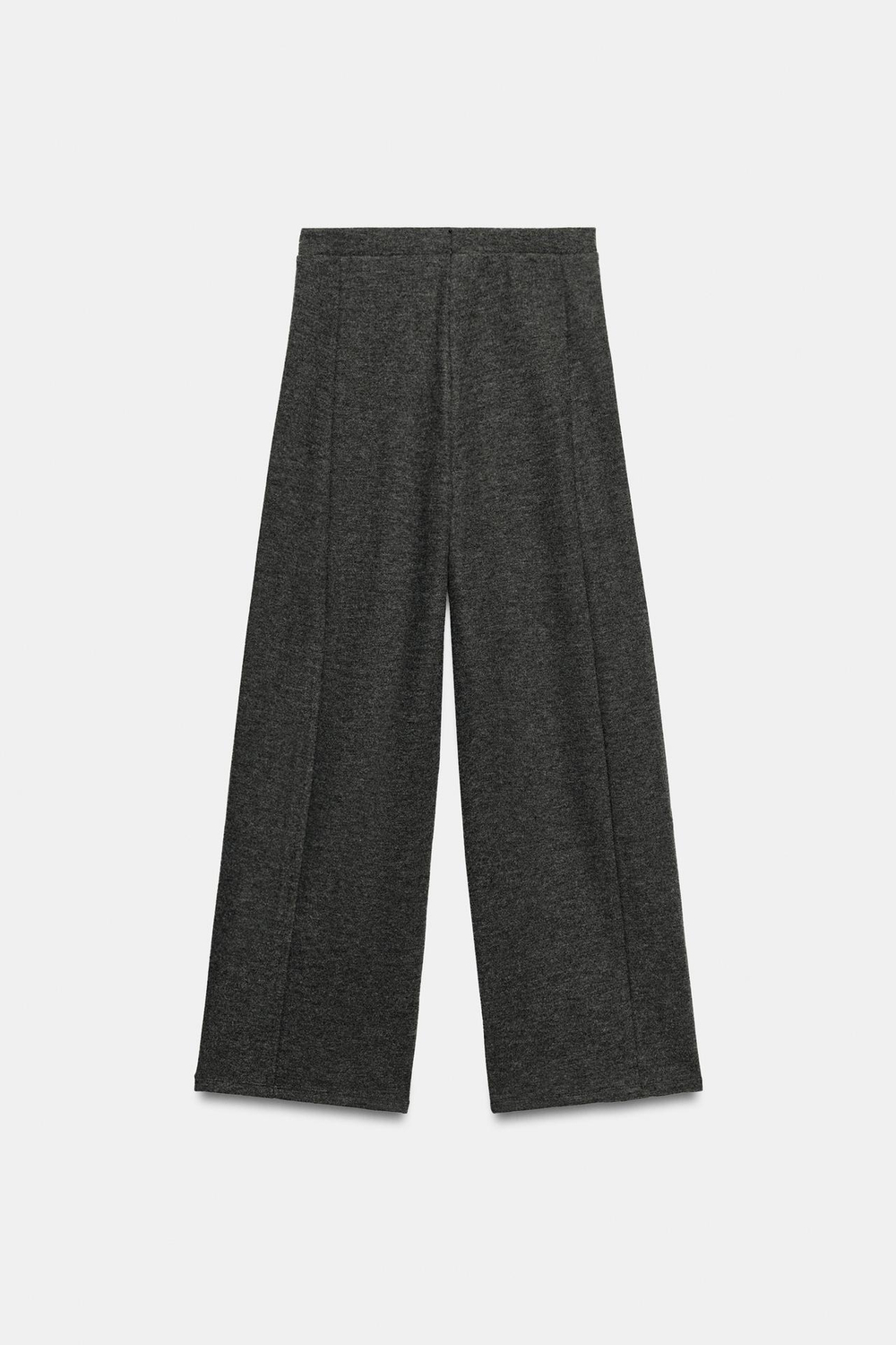 ZARA ОБЪЕМНЫЕ БРЮКИ ИЗ МЯГКОЙ ТКАНИ, АНТРАЦИТОВО-СЕРЫЙ