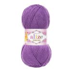 Пряжа Alize (Ализе) Cotton Gold / уп.5 мот. по 100 г, 330м, 044 темно-фиолетовый A