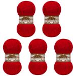 Пряжа Alize (Ализе) Angora Gold / уп.5 мот. по 100 г, 550м, 106 красный A
