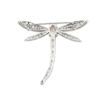 Брошь Fiore Luna Стрекоза серебряная FBB01471-04 S