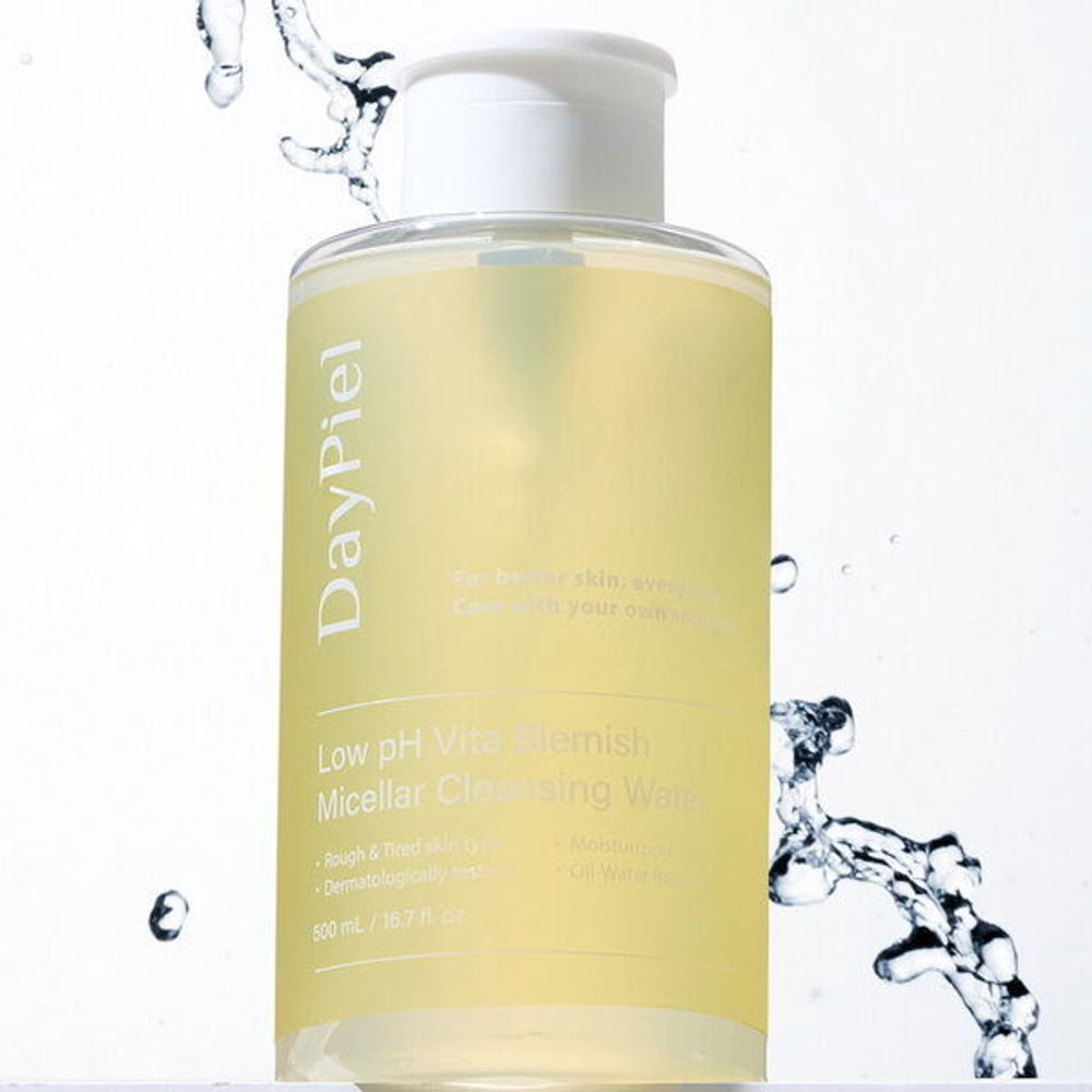 Мицеллярная вода с витаминами DayPiel Low pH Vita Blemish Micellar Cleansing Water, 500мл