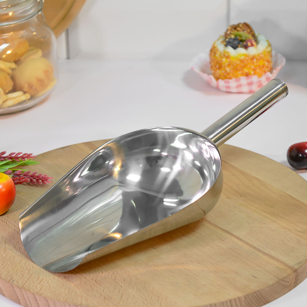 Совок для сыпучих продуктов 26,5*12см нерж
