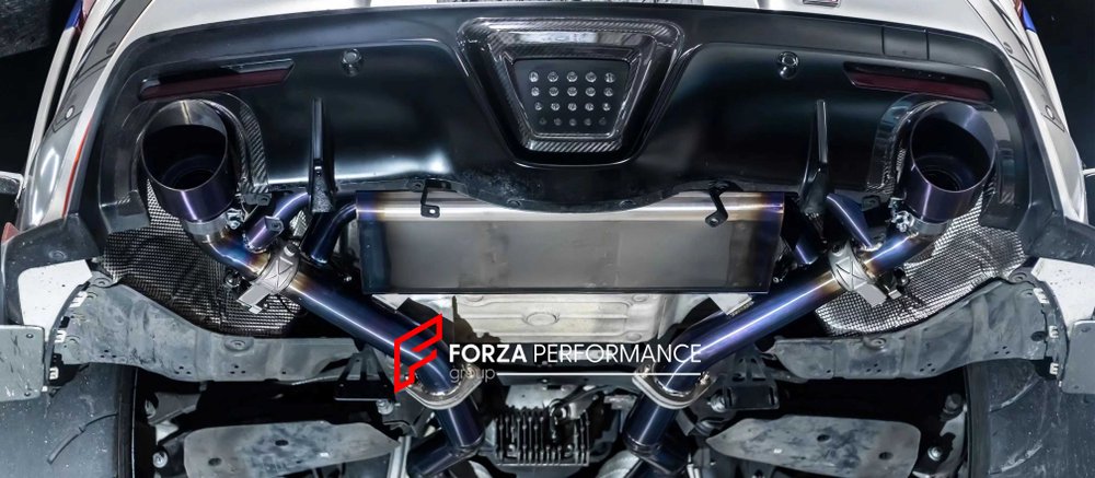 Выхлопная система с заслонками для Toyota Supra A90 3.0T