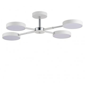 Светодиодная люстра потолочная 72W 3000-6000K 5659/72CL Ledio LN23 067 белый/хром Mika Lumion