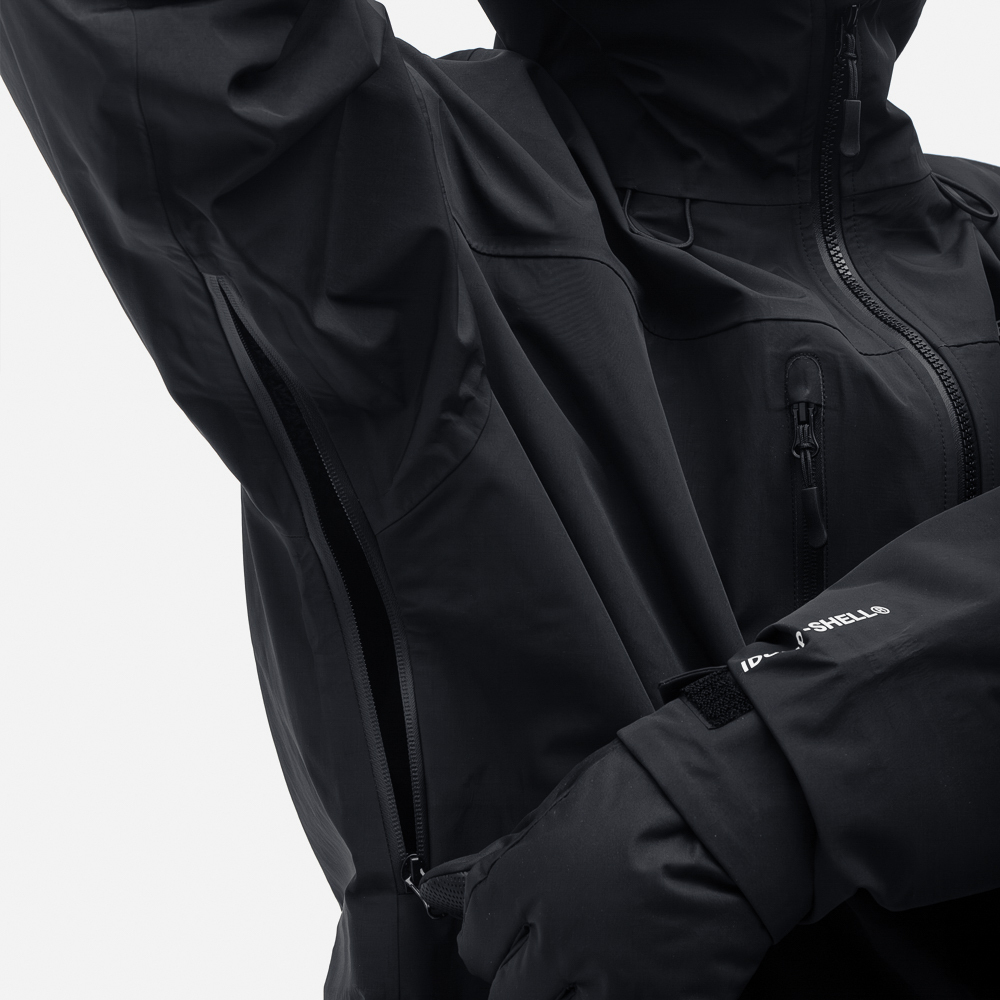Горнолыжная куртка WHITELAB Jacket IDCLIP-SHELL 3L Black