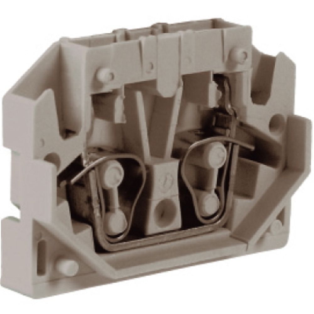 HP.2GR(Ex), мини зажим, проходной 2,5 кв.мм серый