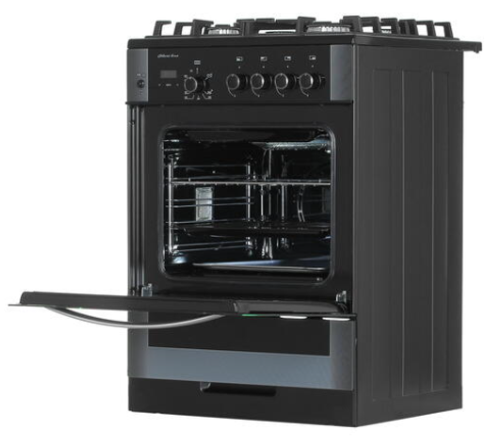 Плита газовая GEFEST 6500-03 0044 (чер.с растр.рис)