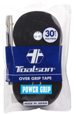 Теннисные намотки Toalson Power Grip 30P - черный