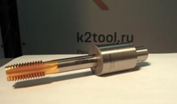Метчик машинный Karnasch М6×1 мм, HSS-Co/TiN, DIN 376, арт. 20.1820-015