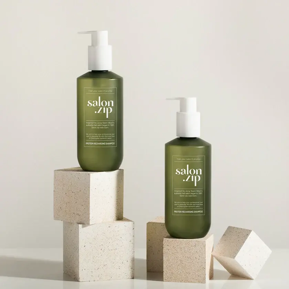 Шампунь восстанавливающий с протеинами Salon.zip Protein Recharging Shampoo 400 мл