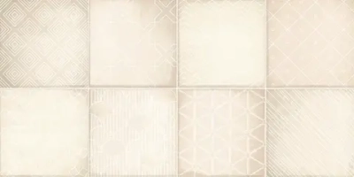 Настенная плитка ALMA Ceramica TWU09RCD014 Richard 50x24.9 бежевая глянцевая рельефная под мозаику