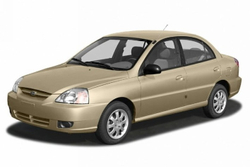 Порог левый Kia Rio 2000-2005 (Klokkerholm)