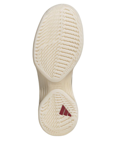 Женские теннисные кроссовки Adidas Avacourt 3 - chalk white/ice gold/team victory red