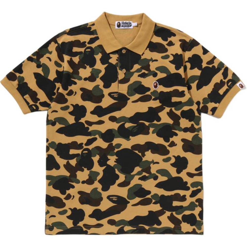 A Bathing Ape Bathing Ape Polo Shirts Cotton Moderate Summer 0zxpom302121q желтый